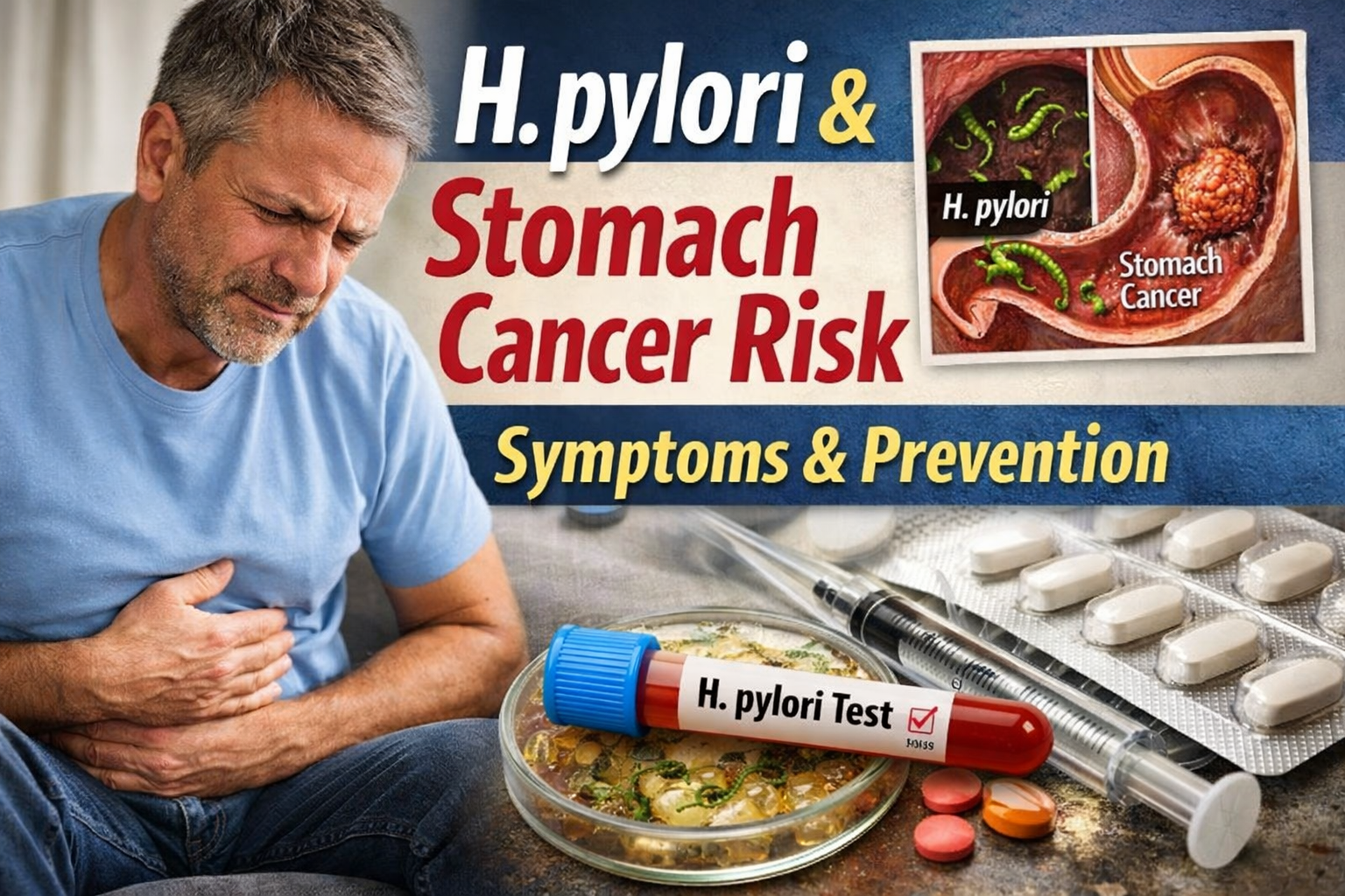 H. pylori and Stomach Cancer Risk: What the Infection Means, What to Watch For, and How to Lower Your Risk